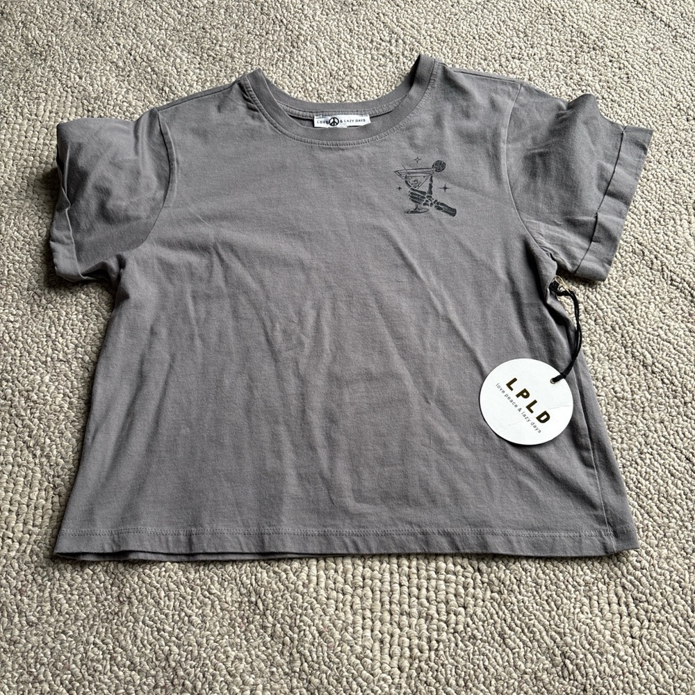 LPD Women's Charcoal Short Sleeve Tee